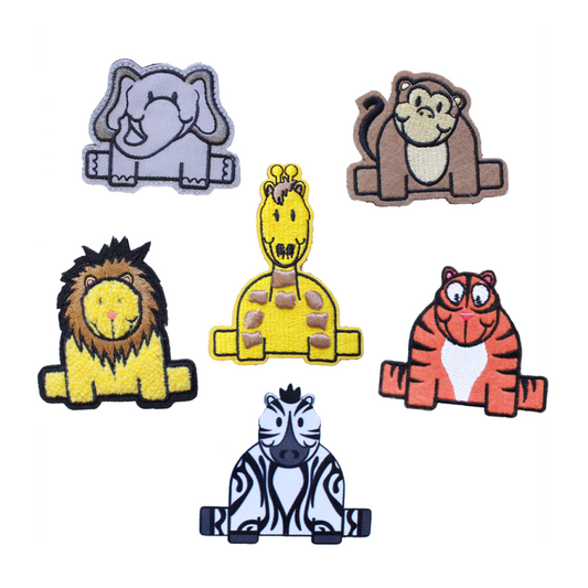 Hativity® Safari Patches (Set of 6 Patches)
