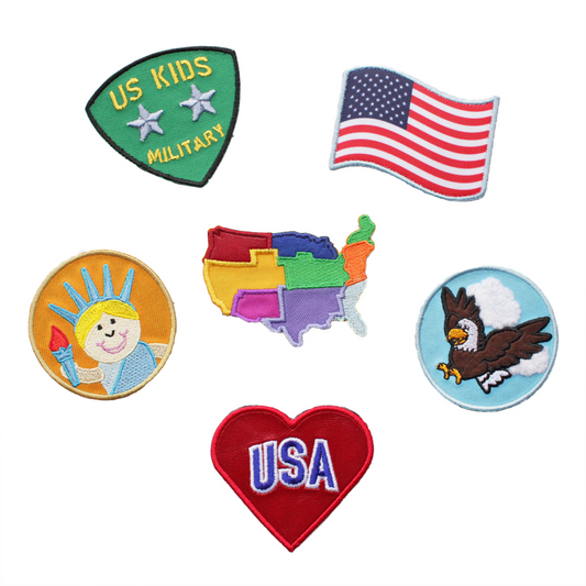 Hativity® U.S.A Patches (Set of 6 Patches)