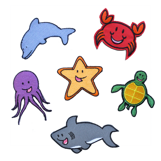 Hativity® Under the Sea Patches (Set of 6 Patches)